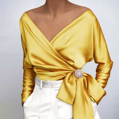 Davina Women's Silk Blouse - VibreMode