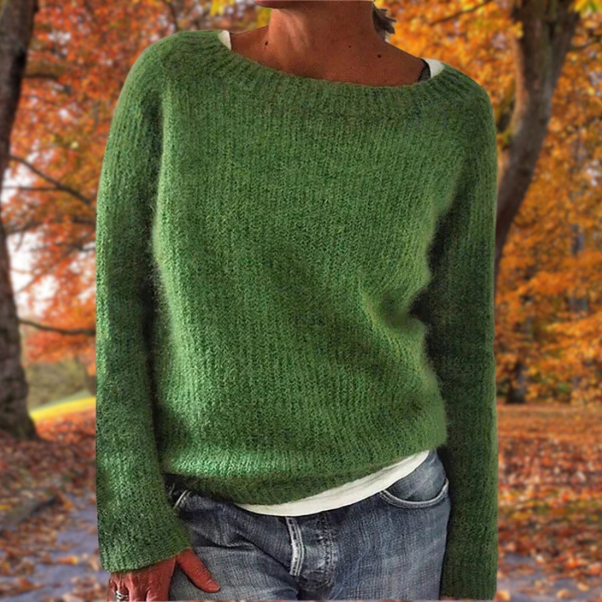 Comfortable Women's Casual Long Sleeve Sweater Top