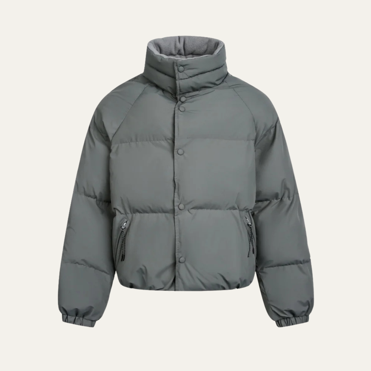 Men's Winter Puffer Jacket Warm Stand Collar - VibreMode