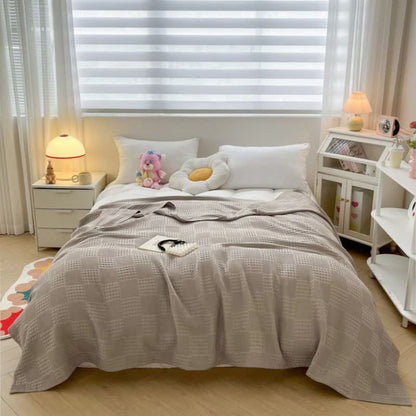 Soft Waffle Weave Blanket