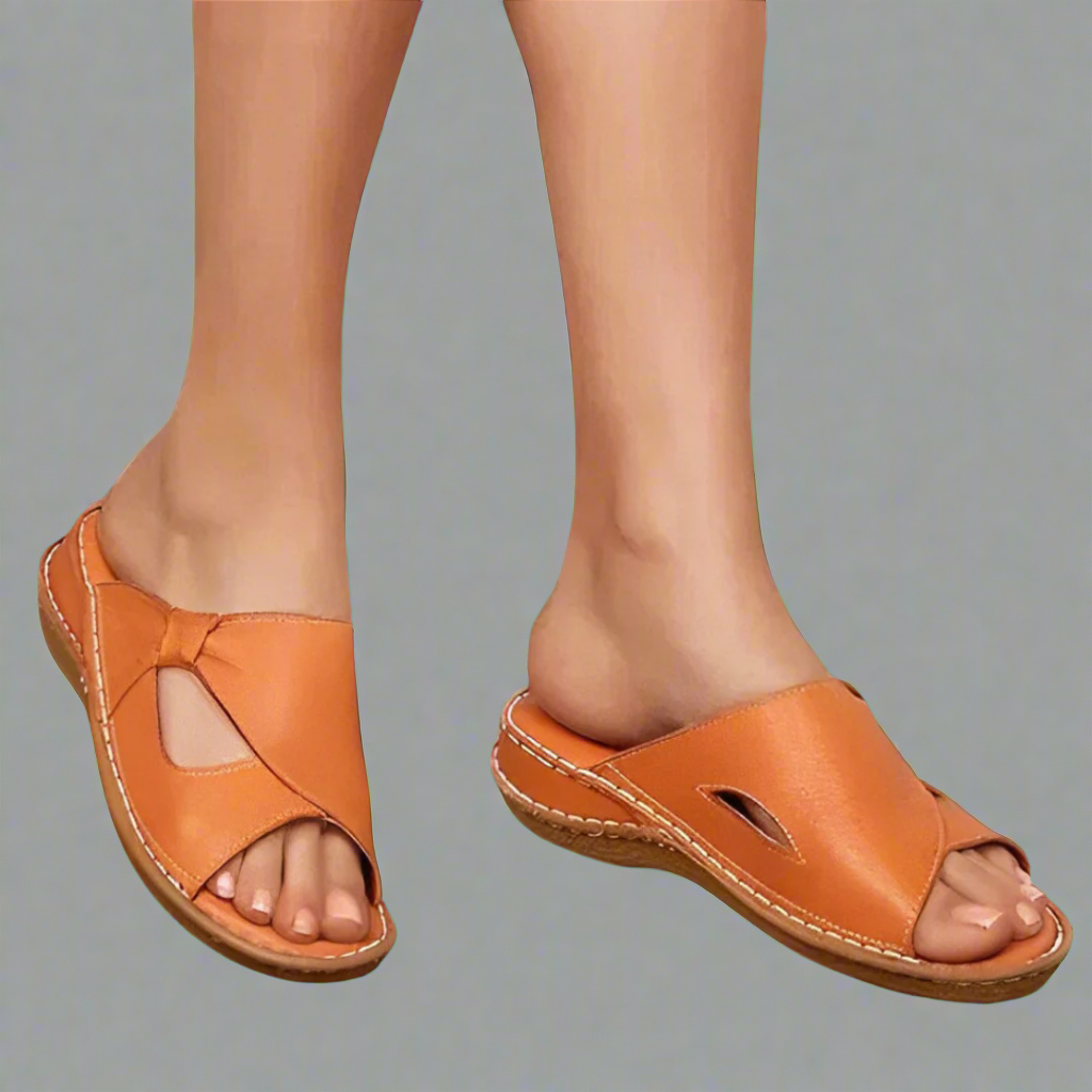 Comfortable Women's Contoured Summer Slide Sandals