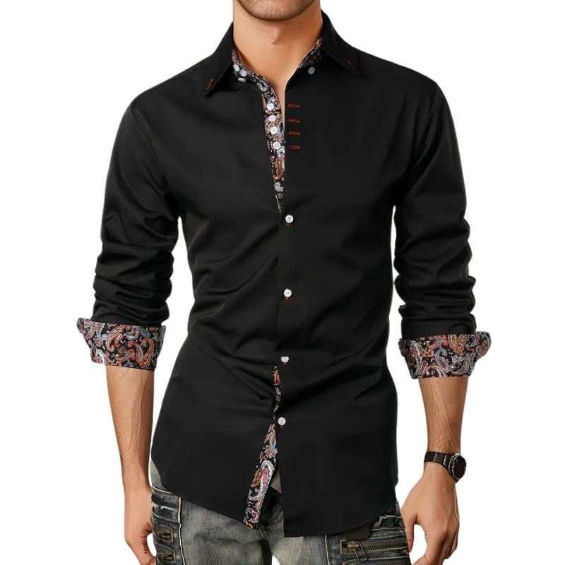 Men's Paisley Accent Shirt