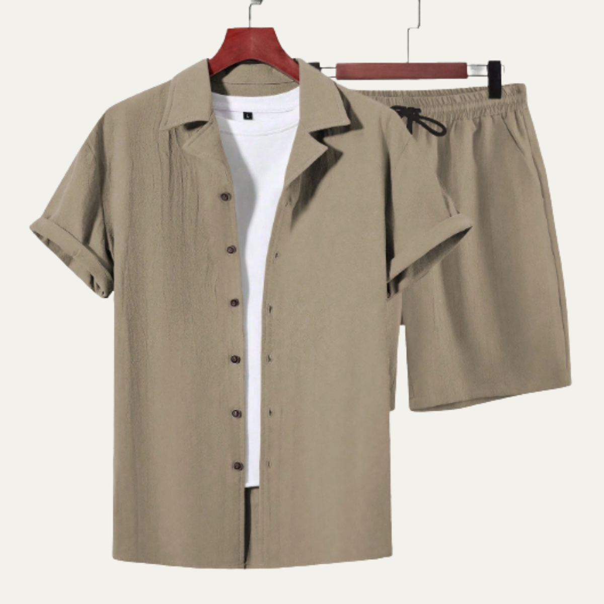 Men's Summer Co Ord Set Shirt And Shorts