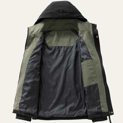 Waterproof Rain Jacket Windproof Hooded Outdoor Coat