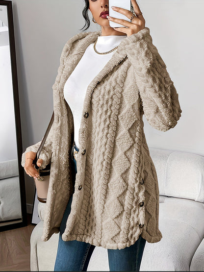 Soft Fleece Hooded Sweater