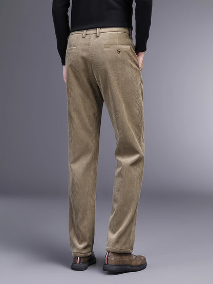 Rugged Textured Cord Pants