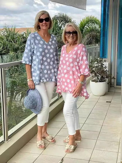 Fashionable Women's V-Neck Top