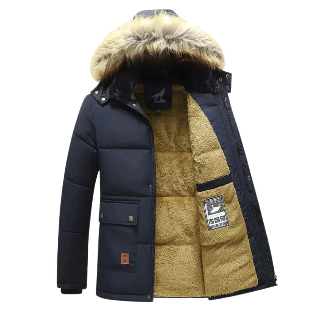 Men's Winter Parka Detachable Hood