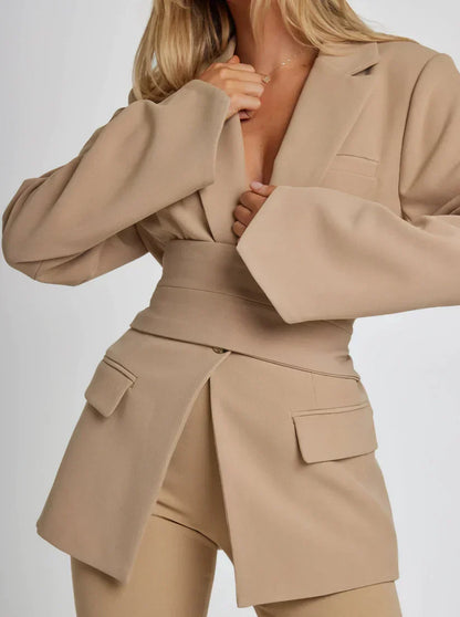 Women's Tailored Blazer Versatile Office Wear