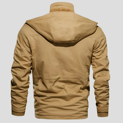 Men's Windbreaker Jacket Water Resistant Warm