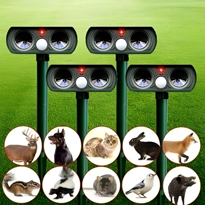 Solar Powered Infrared Animal Repeller