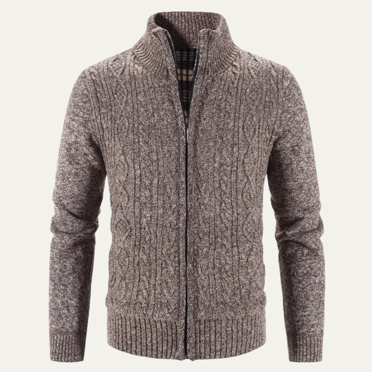 Men's Warm Fleece Zip Up Jacket