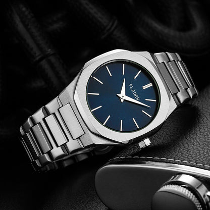 Simple Leather Strap Watch