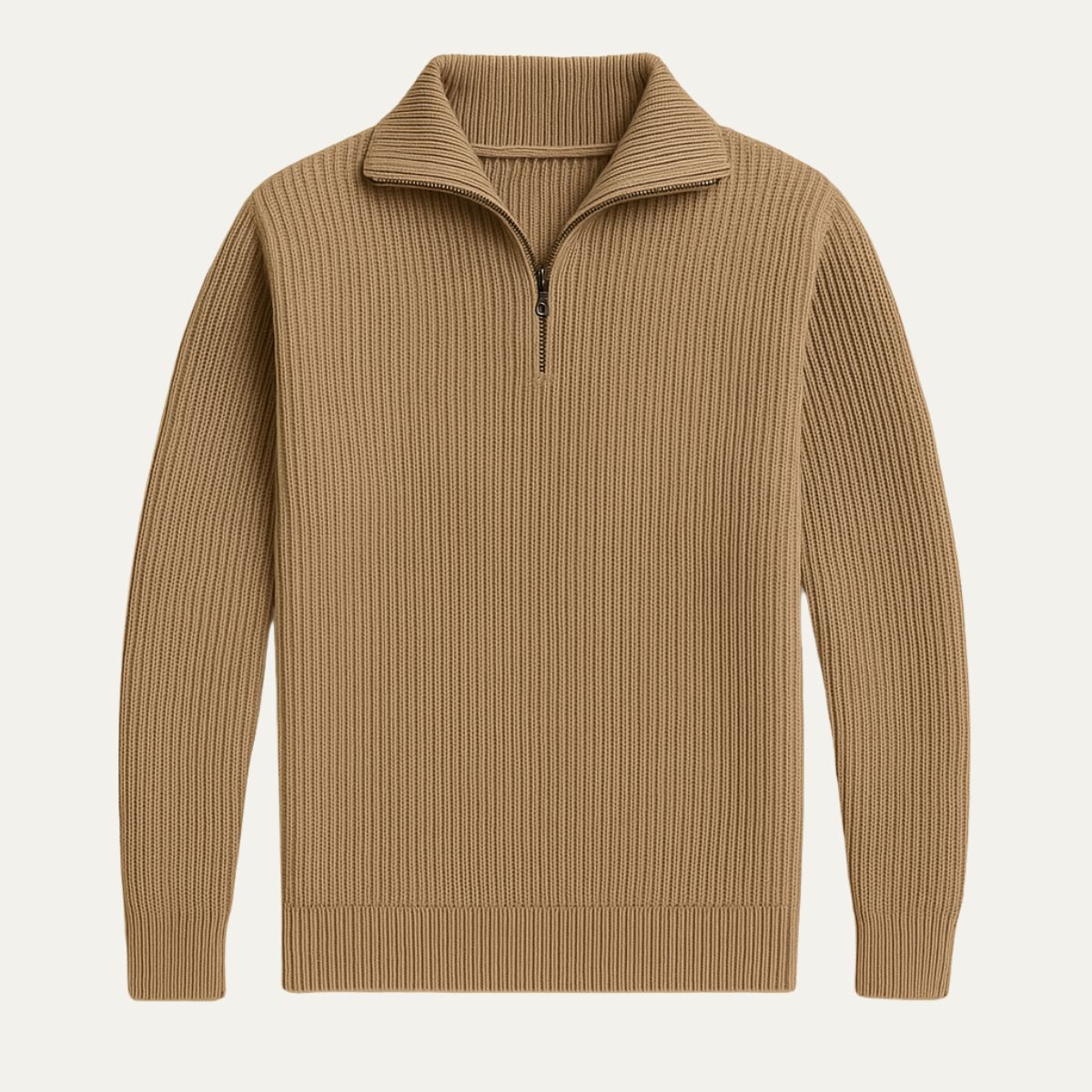 Merino Quarter Zip Sweater
