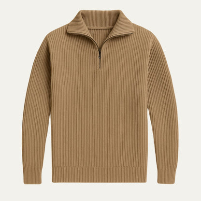 Merino Quarter Zip Sweater