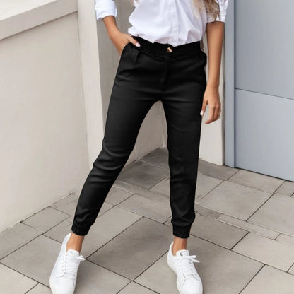 Women's High Waist Workout Pants with Pockets - VibreMode