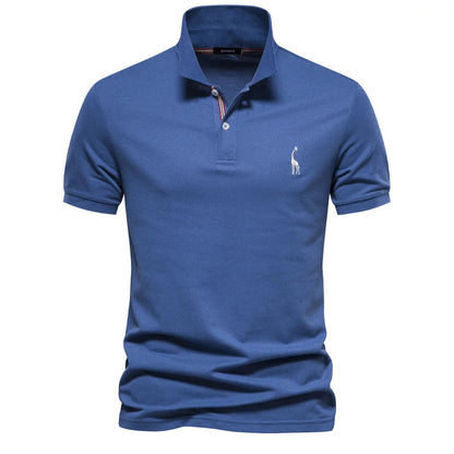 Men's Embroidered Polo Classic Timeless Style - VibreMode