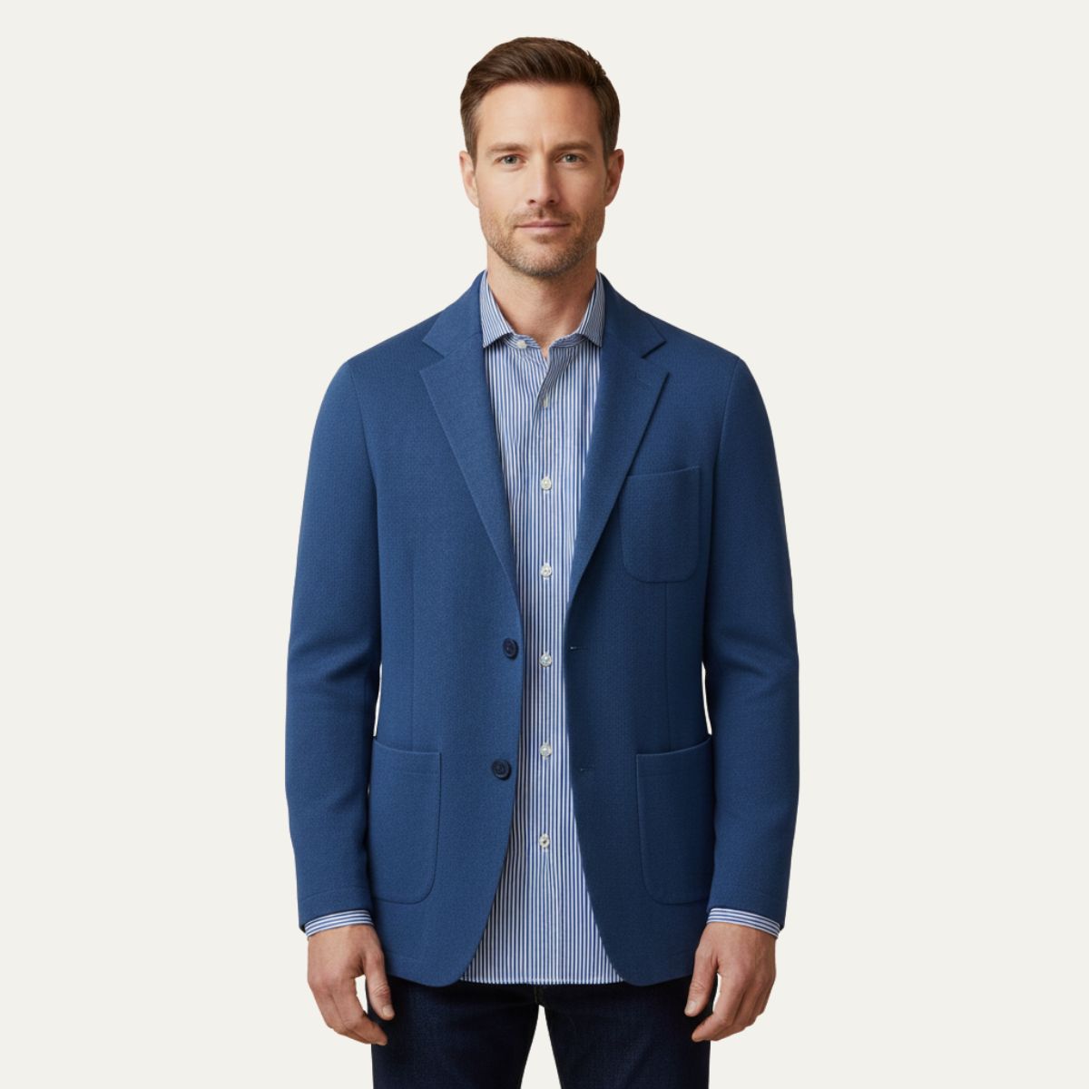 Men's Linen Blazer Formal Wedding Guest