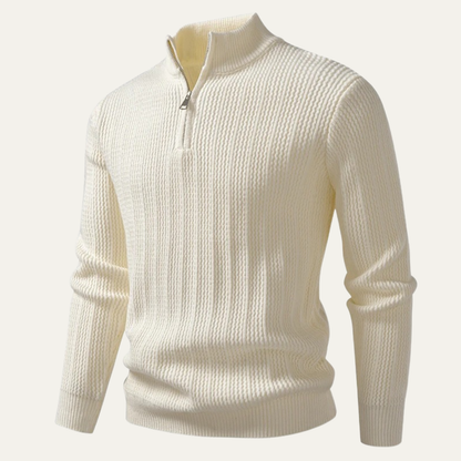 Men's Soft Knit Half Zip Sweater