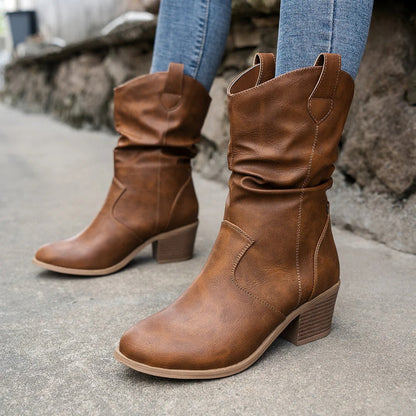 Women's Retro Cowboy Boots