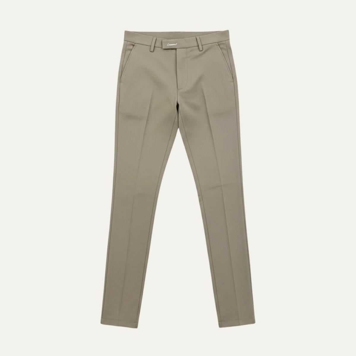 Men's Slim Fit Stretch Dress Pants Elegant Silver