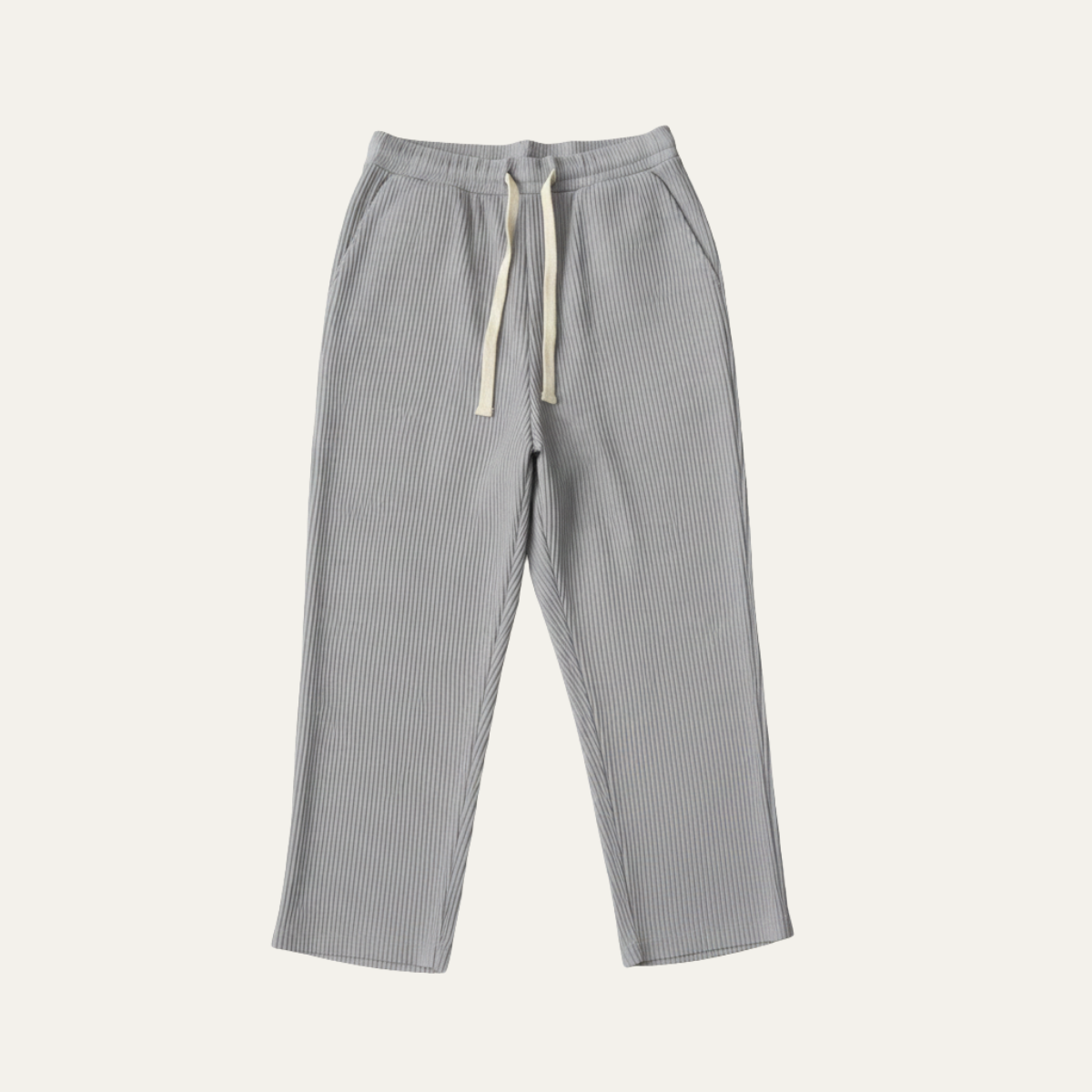 Men's Slim Fit Ribbed Pants Lightweight