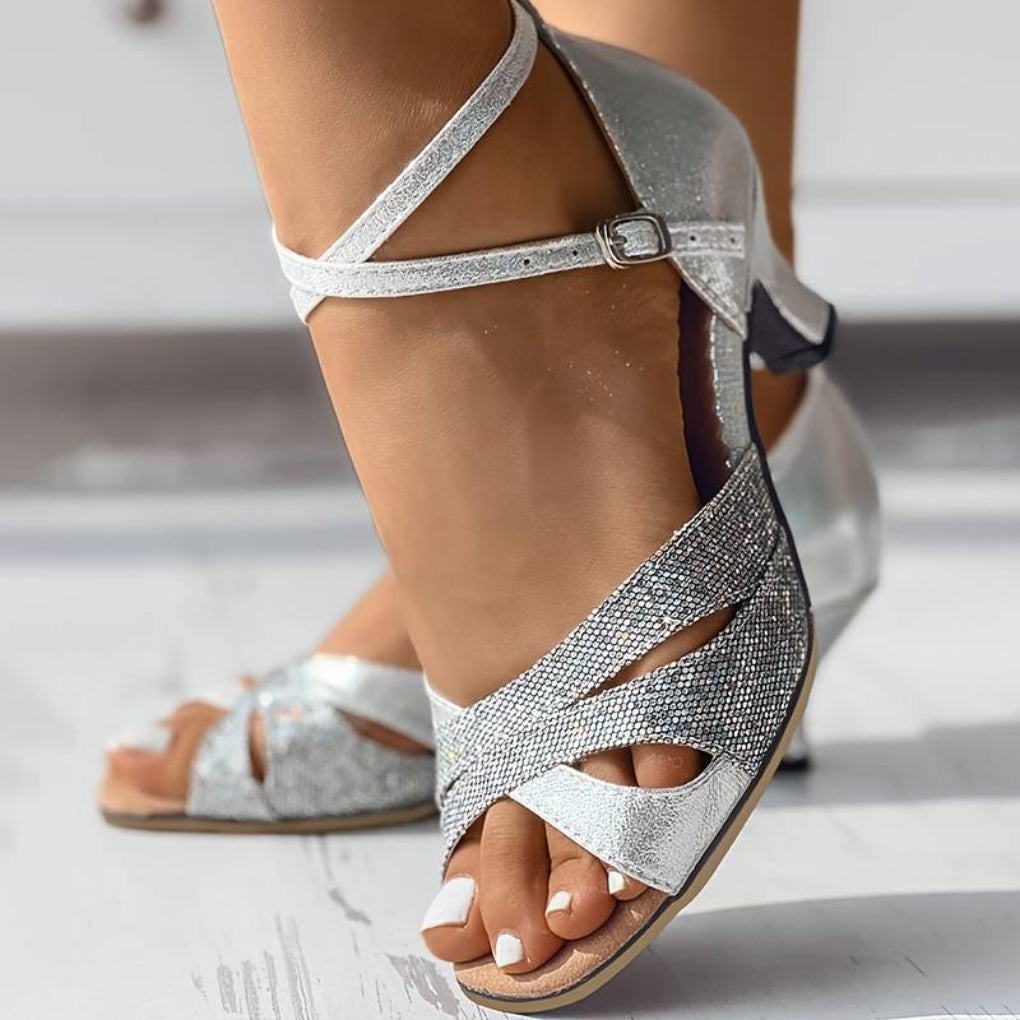 Women's Sequin High Heels