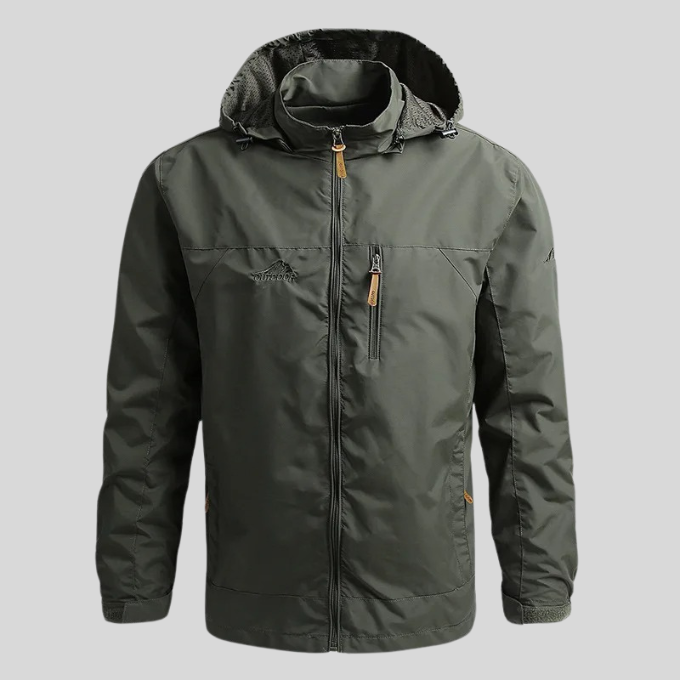 Water-Resistant Hooded Jacket - VibreMode