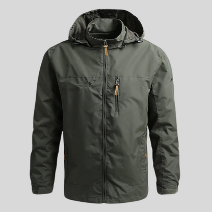 Water-Resistant Hooded Jacket - VibreMode