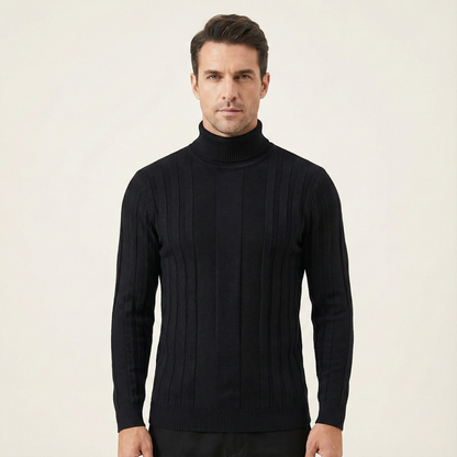 Men's Slim Fit Knit Turtleneck Sweater