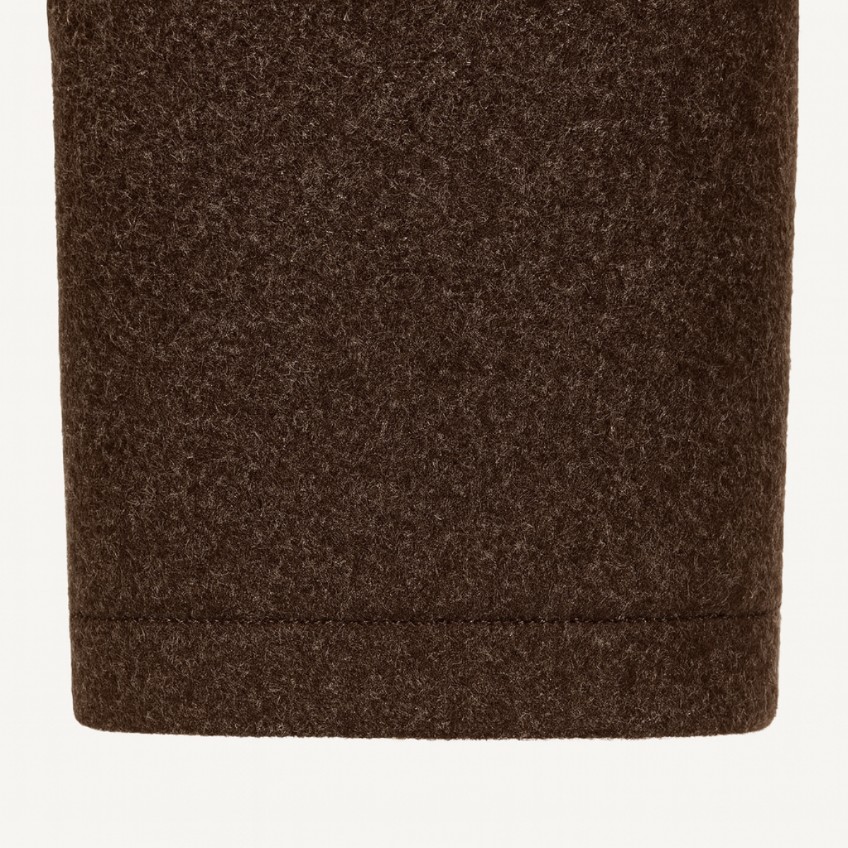 Men's Wool Blend Button Up Coat Warm Lining