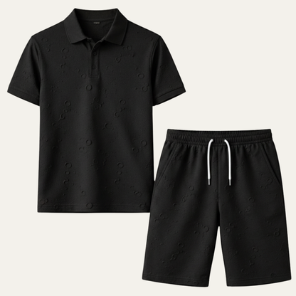 Men's Lightweight Beachwear Shirt And Shorts Set