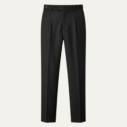 Men's Wool Business Pants Straight Leg