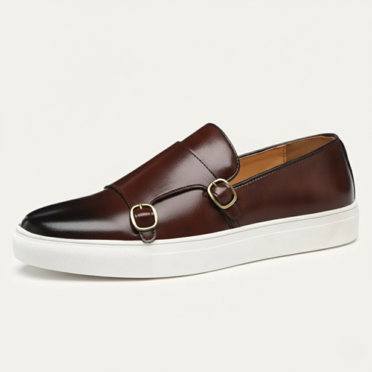 Men's Leather Loafers Modern Black - VibreMode