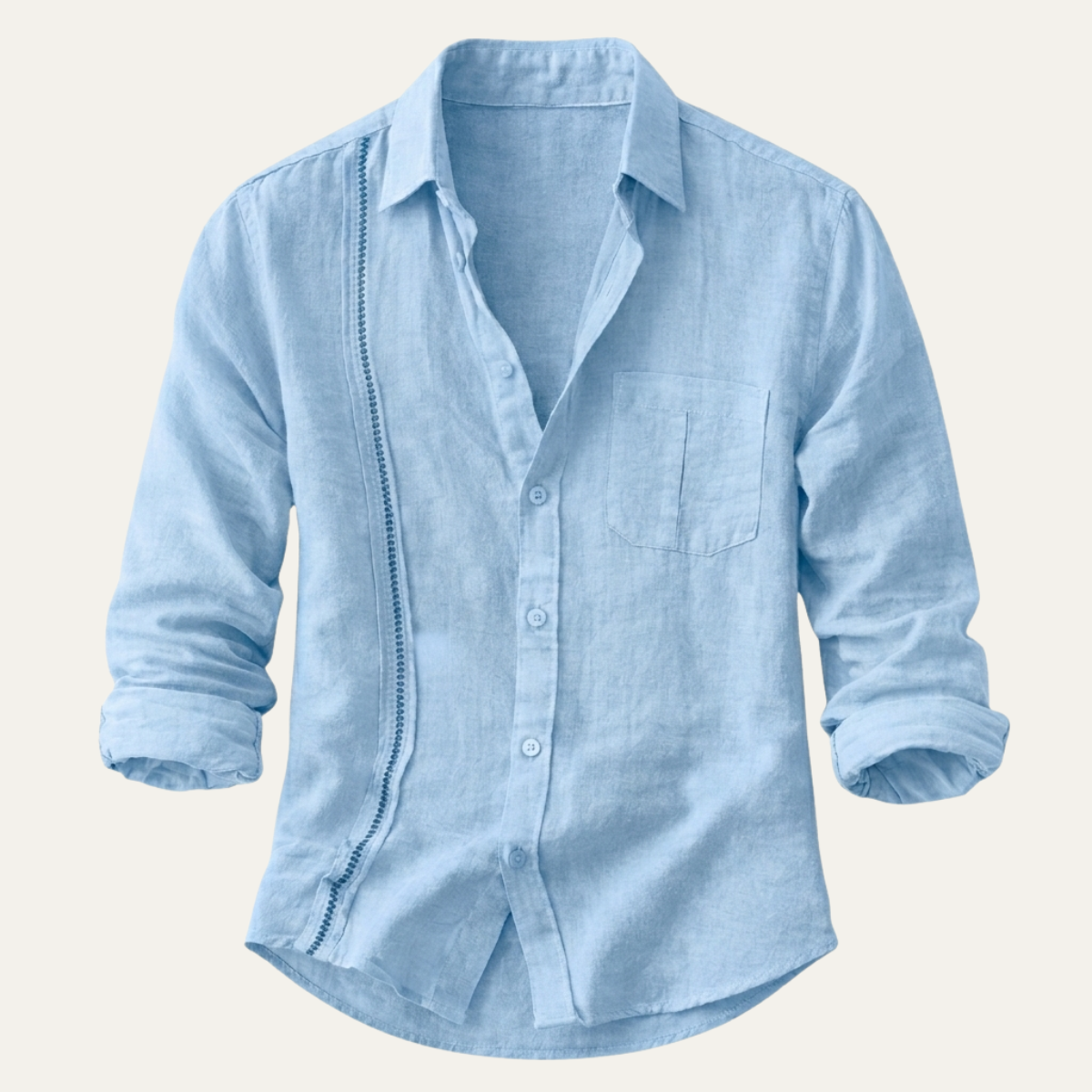 Men's Casual Beach Button Up Shirt