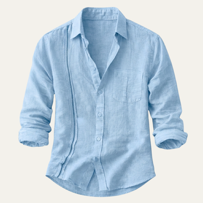 Men's Casual Beach Button Up Shirt