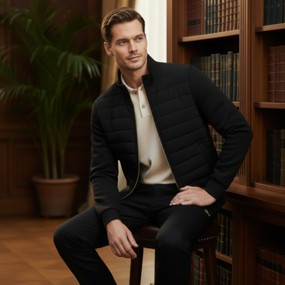 Vendôme Men's Bomber Jacket Elegant Casual