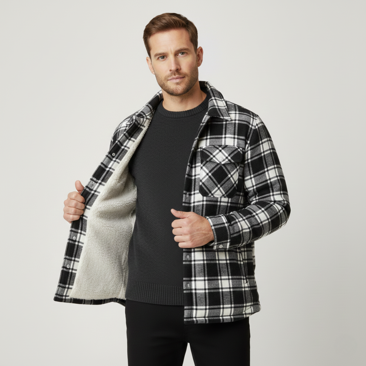 Men's Fleece Lined Outdoor Jacket