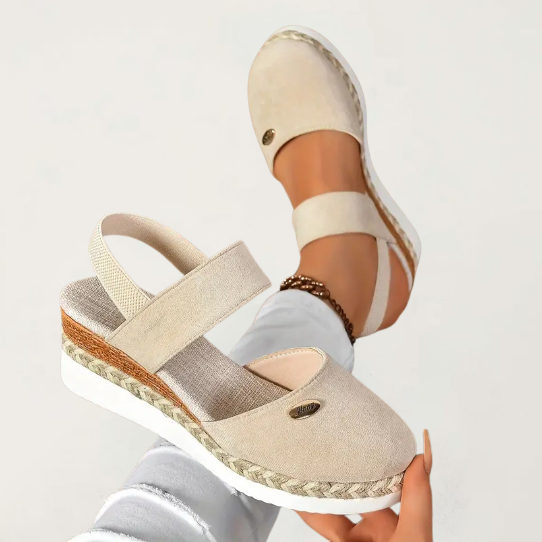 Relaxed Fit Womens Summer Espadrille Sandals - VibreMode