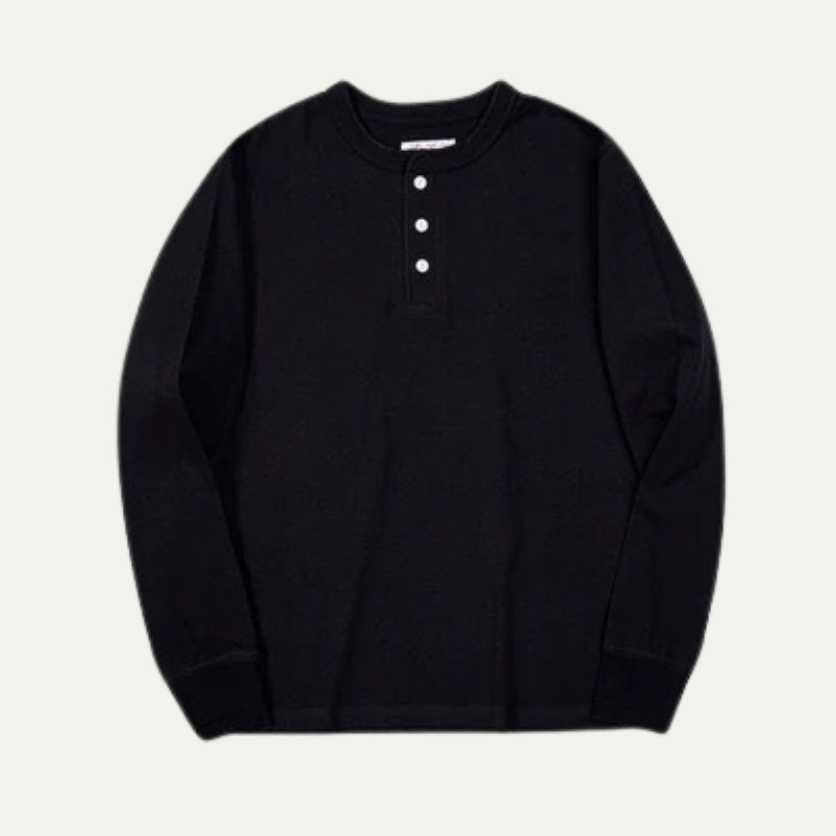 Men's Classic Cotton Henley Shirt