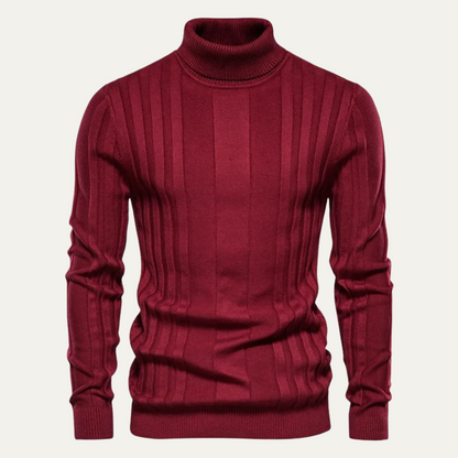 Men's Slim Fit Knit Turtleneck Sweater
