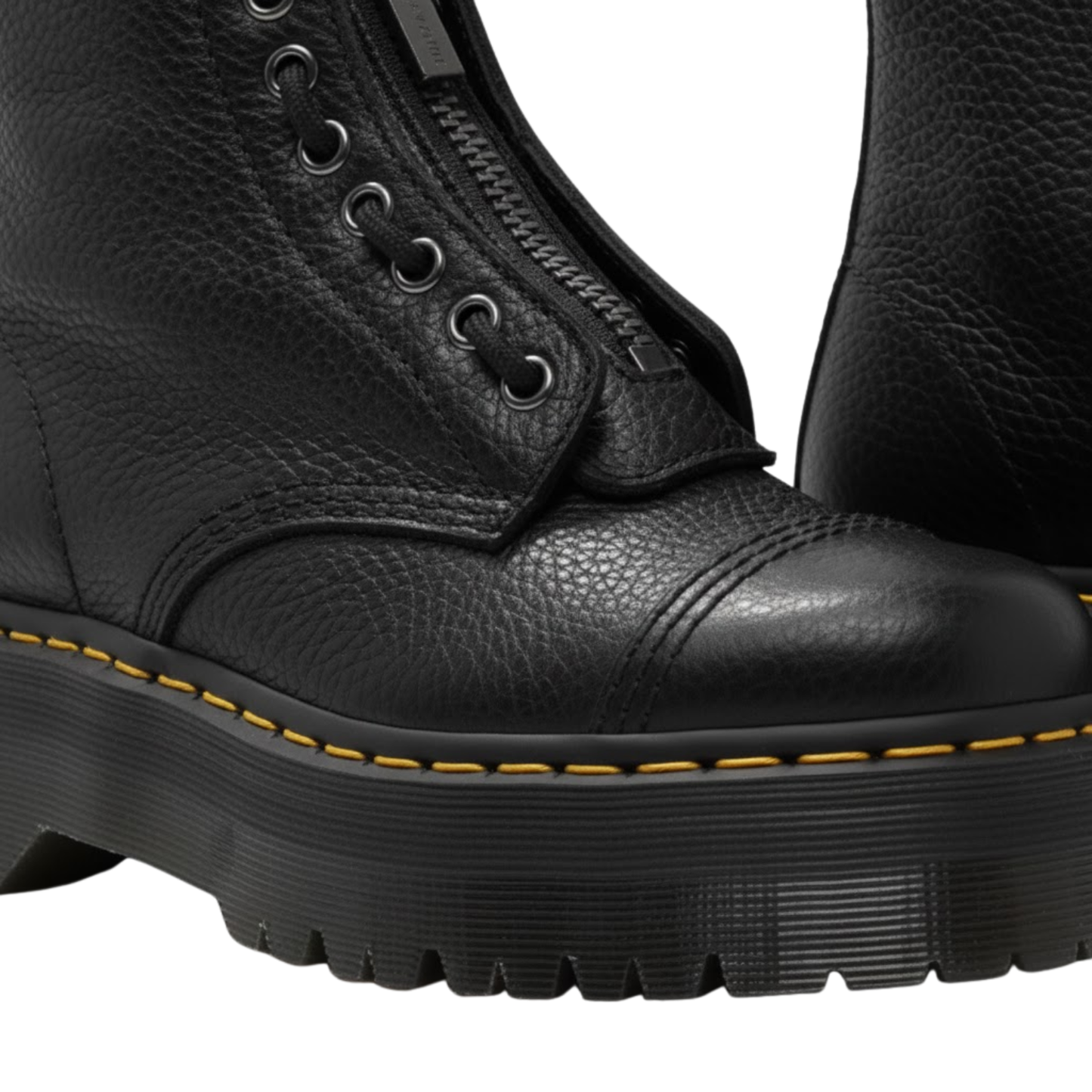 Trendy Leather Biker Boots Zip Up Winter Shoes