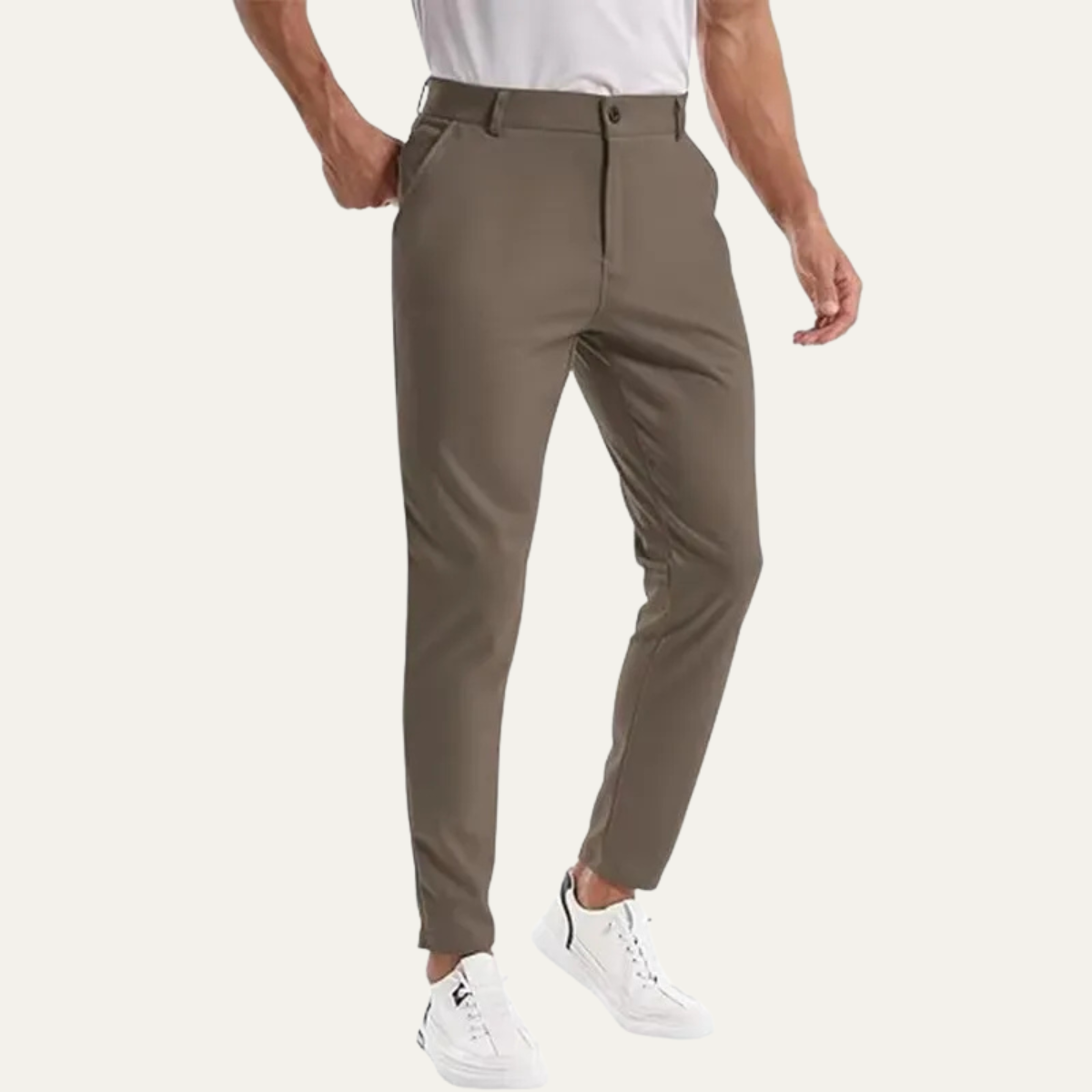 Men's Slim Fit Dress Pants Casual Business
