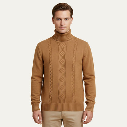 Men's Merino Wool Turtleneck Sweater