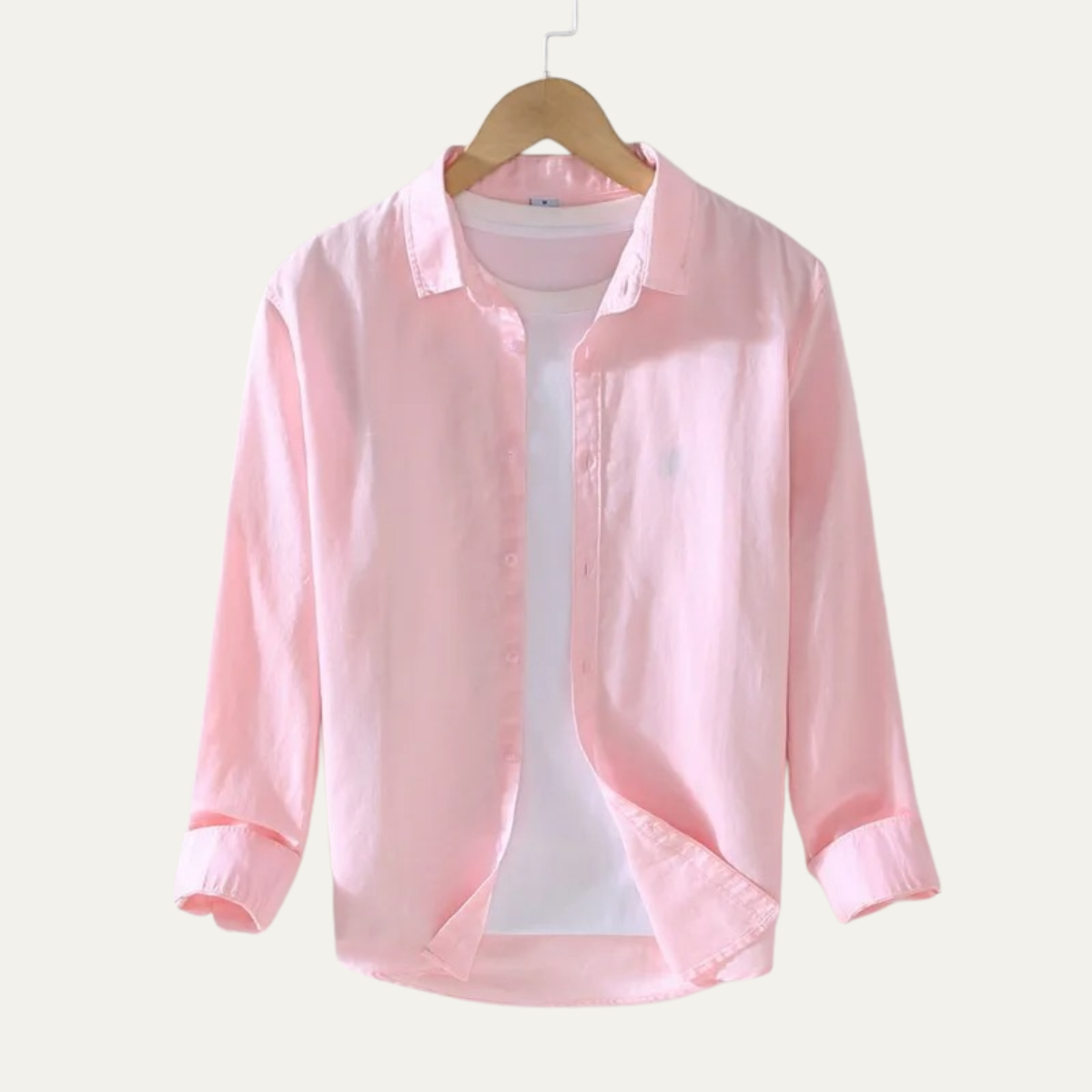 Men's Linen Cotton Vintage Shirt