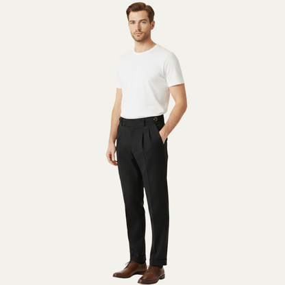 Men's Slim Fit Business Suit Pants Classic