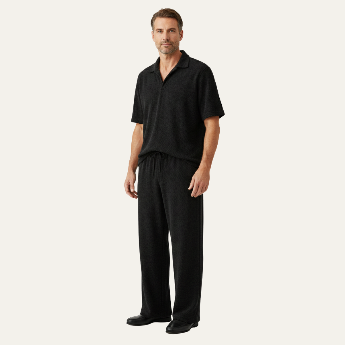 Men's Relaxed Fit Summer Shirt And Pants Set