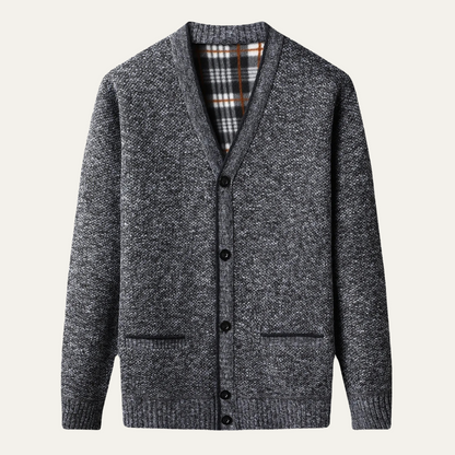 Men's Casual Cardigan Warm Button Front