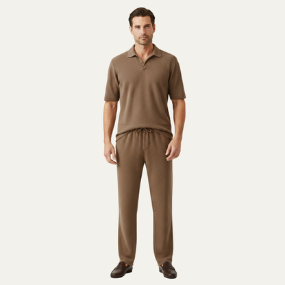 Men's Relaxed Fit Summer Shirt And Pants Set