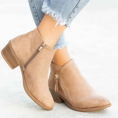 Comfortable Low Heel Ankle Support Boots for Women